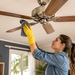 10 Easy Ways to Clean Dust Laden Ceiling Fans at Home